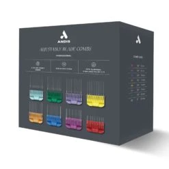 Andis Stainless Steel Adjustable Guide Comb Set, 8 Pcs 7 Andis Stainless Steel Adjustable Guide Comb Set, 8 Pcs -Pet Care Shop ad2465 08 andis adjustable blade combs 1