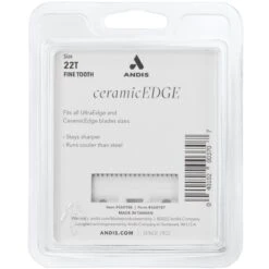 Andis Ceramic Cutters -Pet Care Shop ad56022 560186 fine tooth ceramic cutter size 22t package back 1