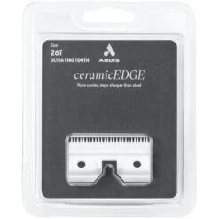 Andis Ceramic Cutters -Pet Care Shop ad56026 560190 ultra fine tooth ceramic cutter size 26t package front 1