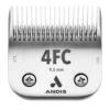 Andis UltraEdge Blade 4FC Finish Blade 3/8In Cut -Pet Care Shop ad64123 ultraedge blade size 4fc straight front 1
