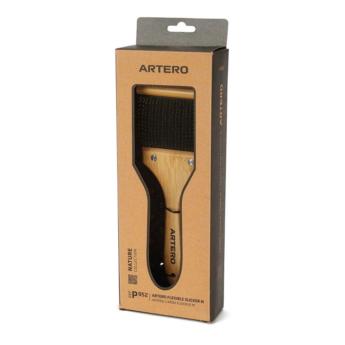 Artero Nature Collection Double Sided Slicker Brush S 4 Artero Nature Collection Double Sided Slicker Brush S - Image 4