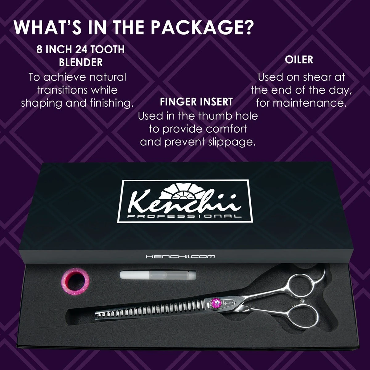 Kenchii Scorpion 24 Tooth Blending Shear 3 Kenchii Scorpion 24 Tooth Blending Shear - Image 3