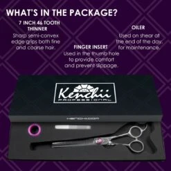 Kenchii Scorpion 46 Tooth Thinning Shear -Pet Care Shop ke1946 46 s1 46t 1