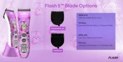 Kenchii Flash5 5-in-1 Digital Cordless Clipper Purple Dogs Edition -Pet Care Shop ke6035 79 flash5 website branding 2023 purple 2.0 2 1