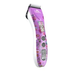 Kenchii Flash5 5-in-1 Digital Cordless Clipper Purple Dogs Edition -Pet Care Shop ke6035 79 purple 3