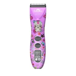 Kenchii Flash5 5-in-1 Digital Cordless Clipper Purple Dogs Edition