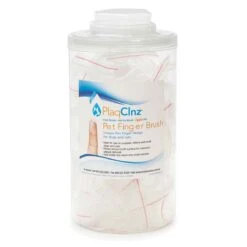 PlaqClnz Pet Finger Brush 36 Pc Container -Pet Care Shop pfb 001