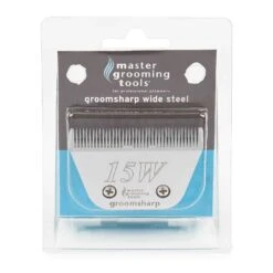 Master Grooming Tools GroomSharp Steel Wide Blades 15W