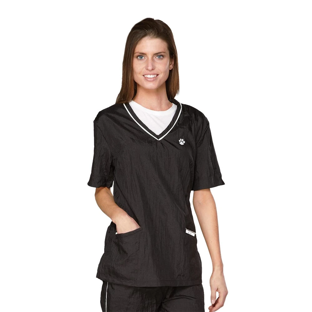Top Performance Contrast-Trim V-Neck Tops 1 Top Performance Contrast-Trim V-Neck Tops
