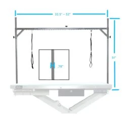 Master Equipment Radiance II LED Electric Grooming Table -Pet Care Shop tp2083 87 2 1