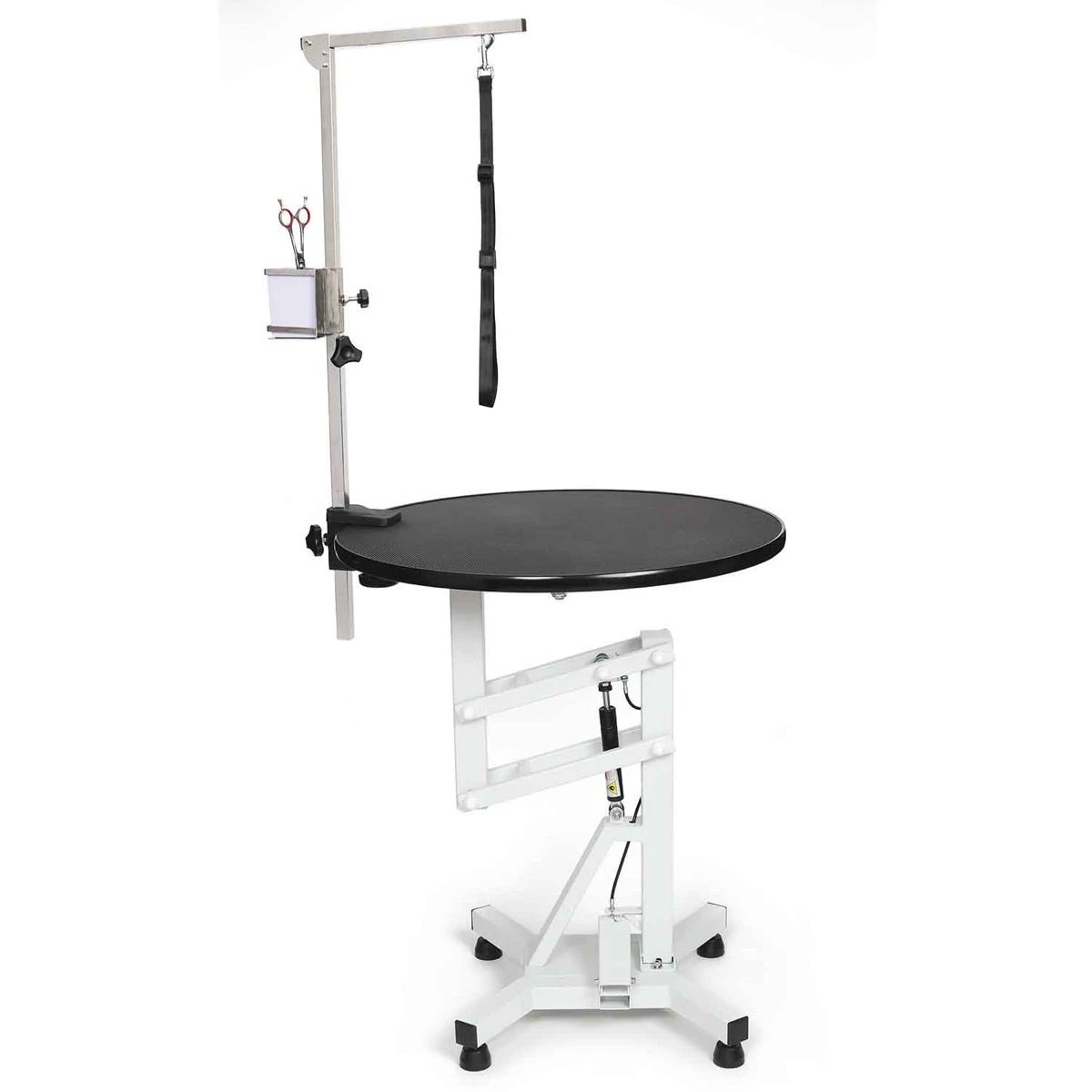 Master Equipment Easy-Lift Round Rotating Top Pneumatic Table 4 Master Equipment Easy-Lift Round Rotating Top Pneumatic Table - Image 4