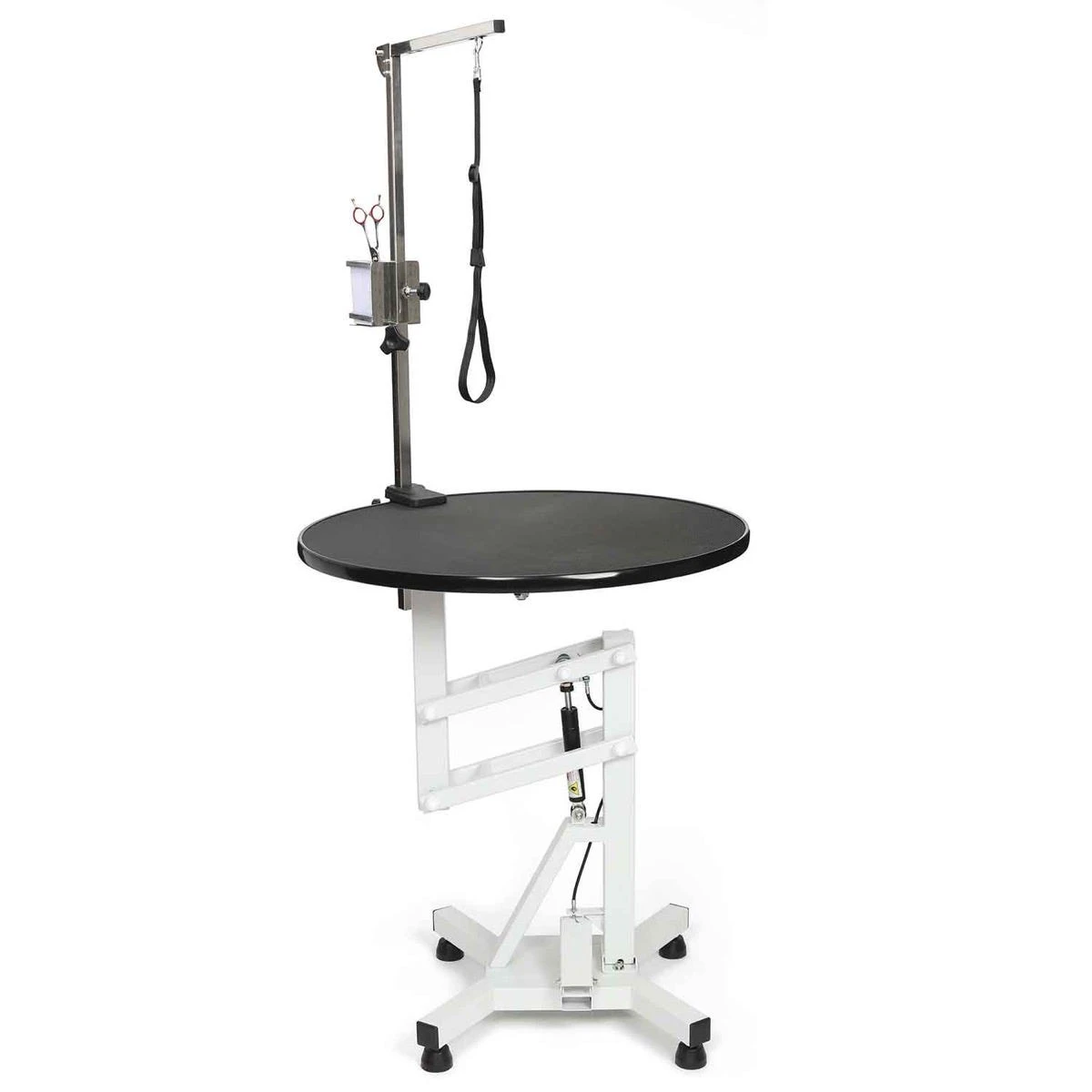 Master Equipment Easy-Lift Round Rotating Top Pneumatic Table 5 Master Equipment Easy-Lift Round Rotating Top Pneumatic Table - Image 5