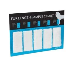 Master Grooming Tools Hair Length Sample Chart -Pet Care Shop tp8123 11 003 1