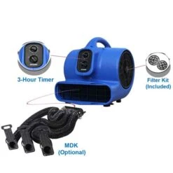 XPOWER X-800TF Cage Dryer & Drying Kit Blue -Pet Care Shop xr9800 19 1