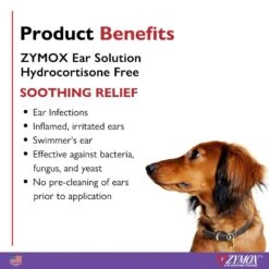 Zymox Ear Solution W/o HC 1.25oz -Pet Care Shop z002 3