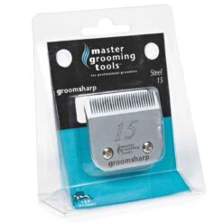 Master Grooming Tools GroomSharp Steel Blade 15 -Pet Care Shop zw2212 15 002 217