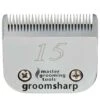 Master Grooming Tools GroomSharp Steel Blade 15 -Pet Care Shop zw2212 15 004 217