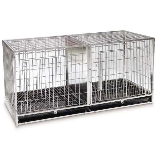 ProSelect Modular Cage W/Plastic Tray Stainless Steel 1 ProSelect Modular Cage W/Plastic Tray Stainless Steel